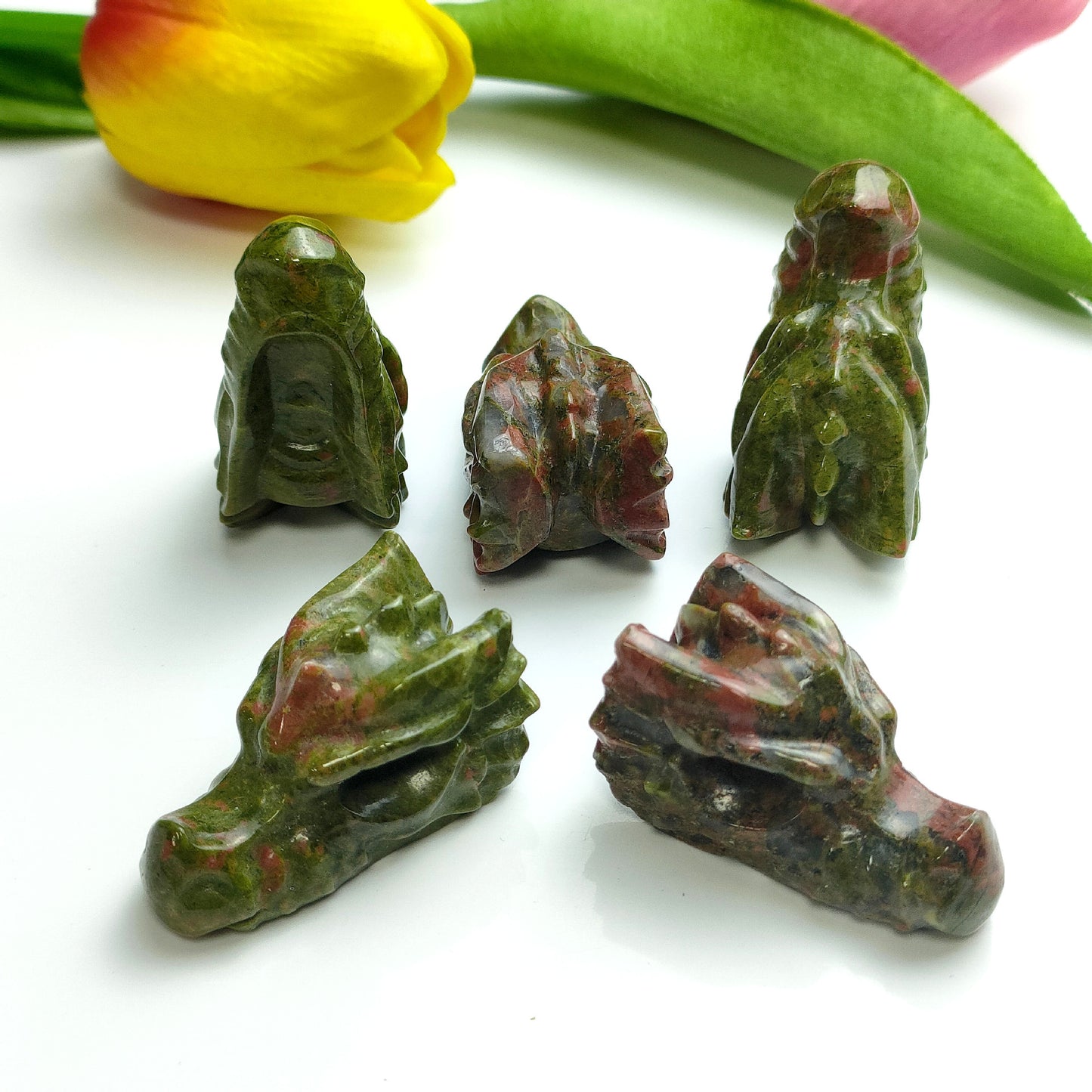 Natural Carved Crystal Jade Ornaments