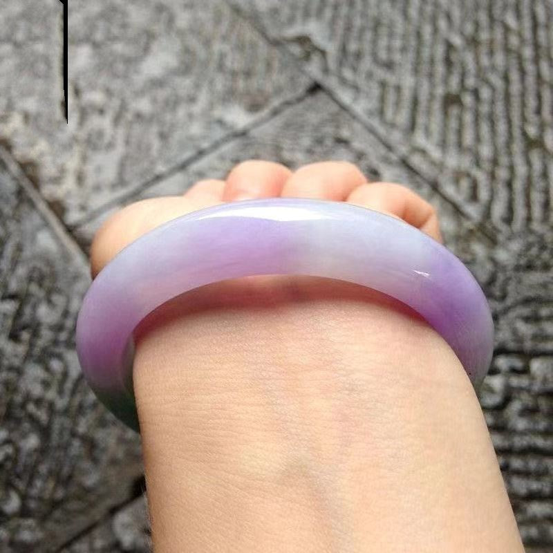Spring Color Ice-like Green Jade Bracelet