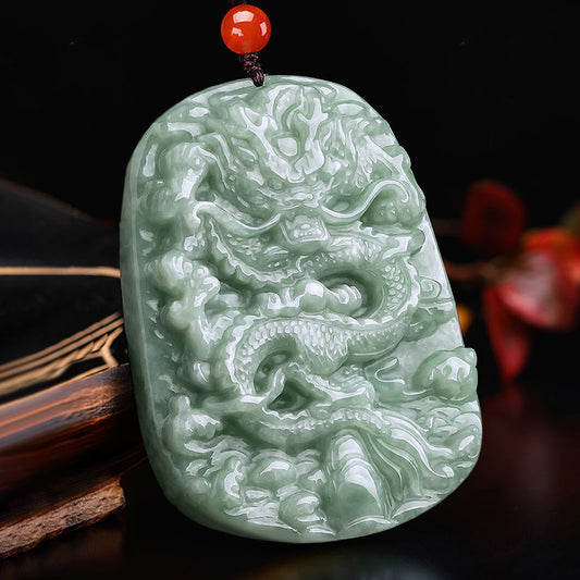 Zodiac Dragon Domineering Jade Pendant