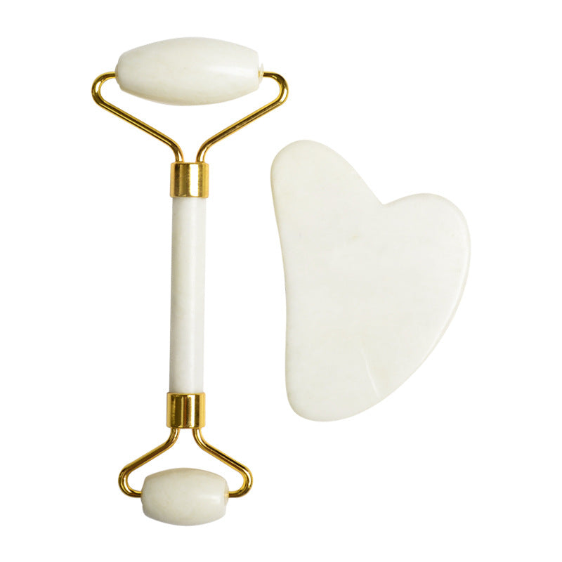 Set Beauty Scraping Board New  Jade Roller Heart-shaped