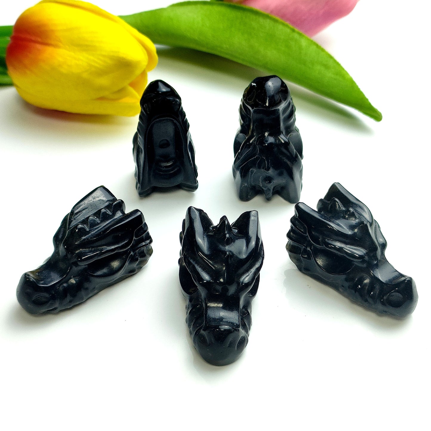 Natural Carved Crystal Jade Ornaments