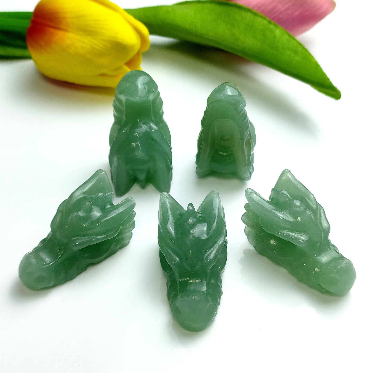Natural Carved Crystal Jade Ornaments