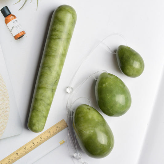 New Product Xiuyan Jade Double-headed Jade Roller