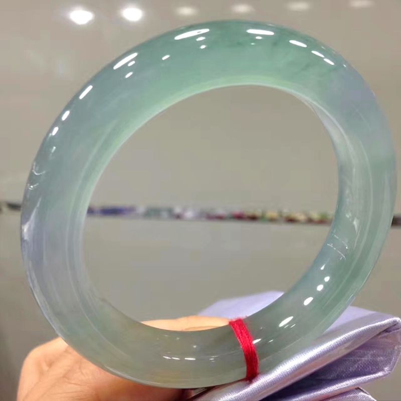 Women's Fashion Permeable Round Bar Jade Bracelets