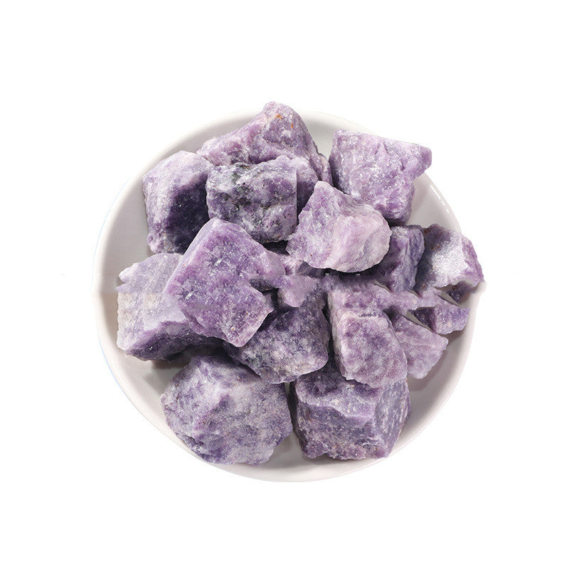 Natural Purple Mica Rough Stone Crushed Crystal Craft Decoration