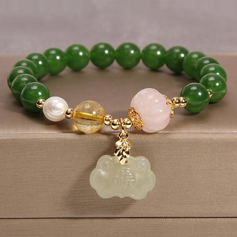 Small Design Women's Simple Jade Bracelet