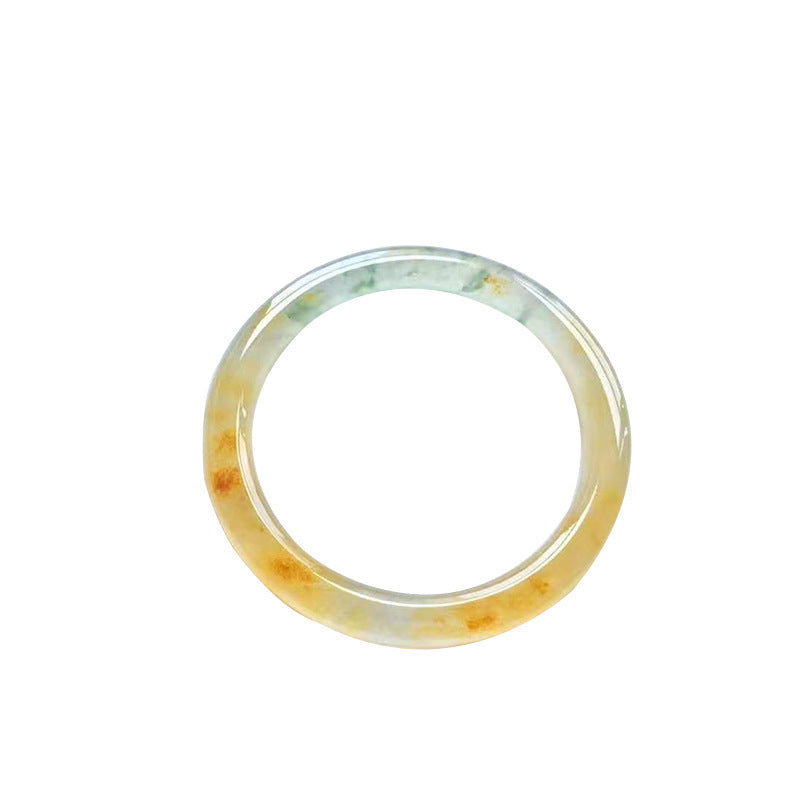 Women's Fashion Natural Jade Ice-like Round Jade Bracelet