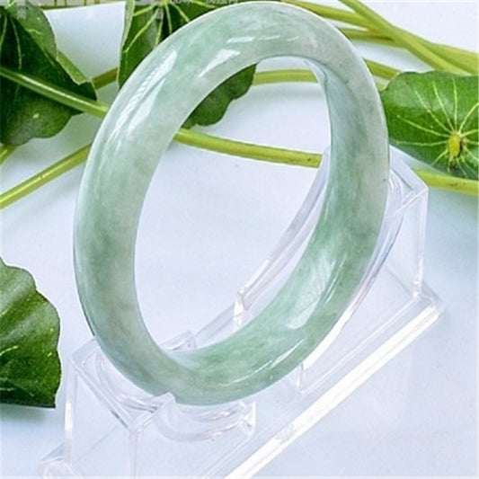 Bashan Bean Green Bangle Jade Bracelet