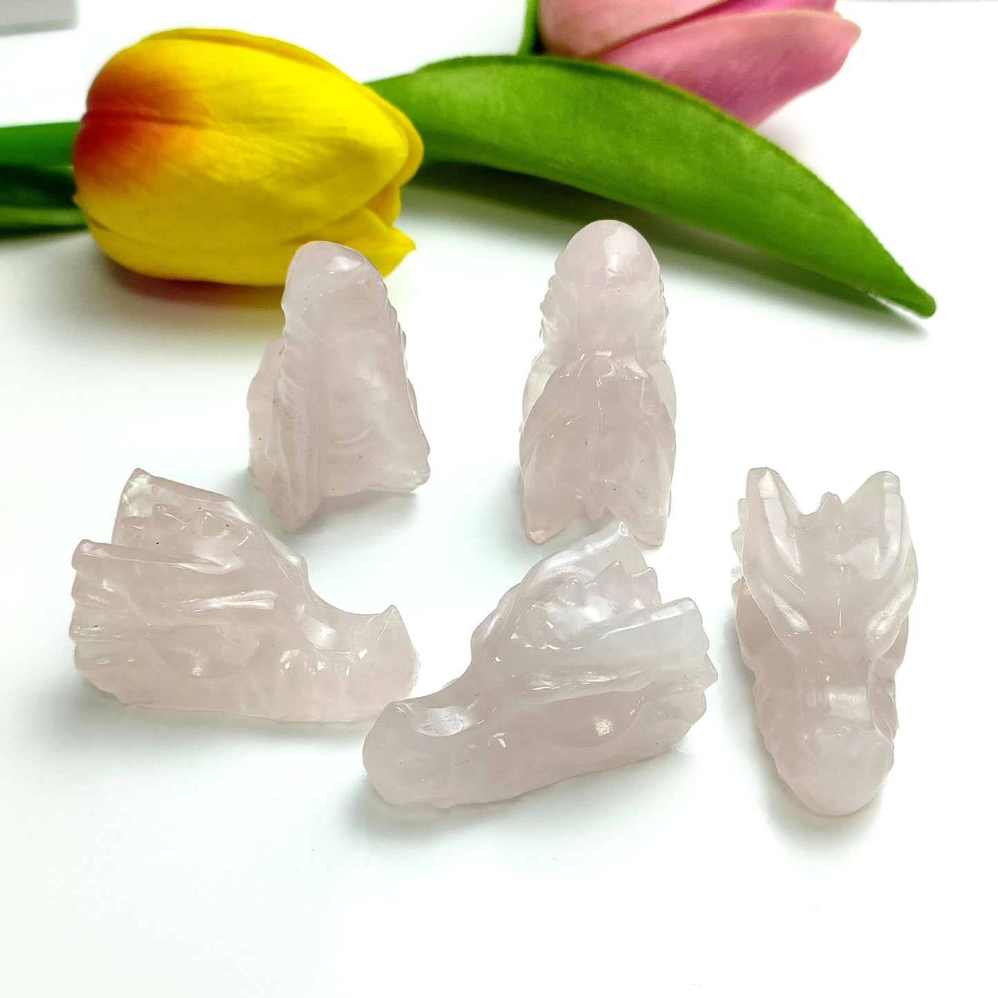 Natural Carved Crystal Jade Ornaments