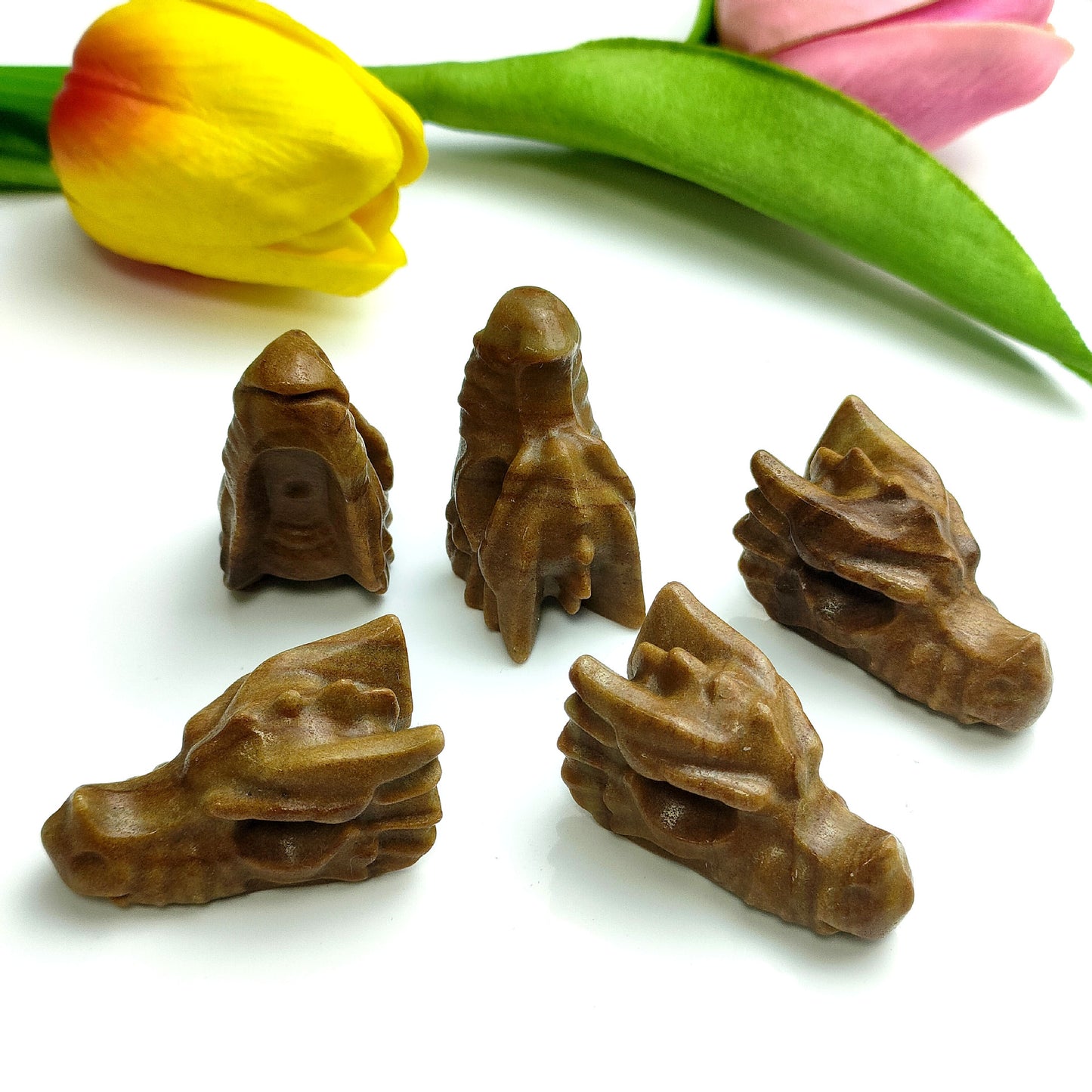 Natural Carved Crystal Jade Ornaments