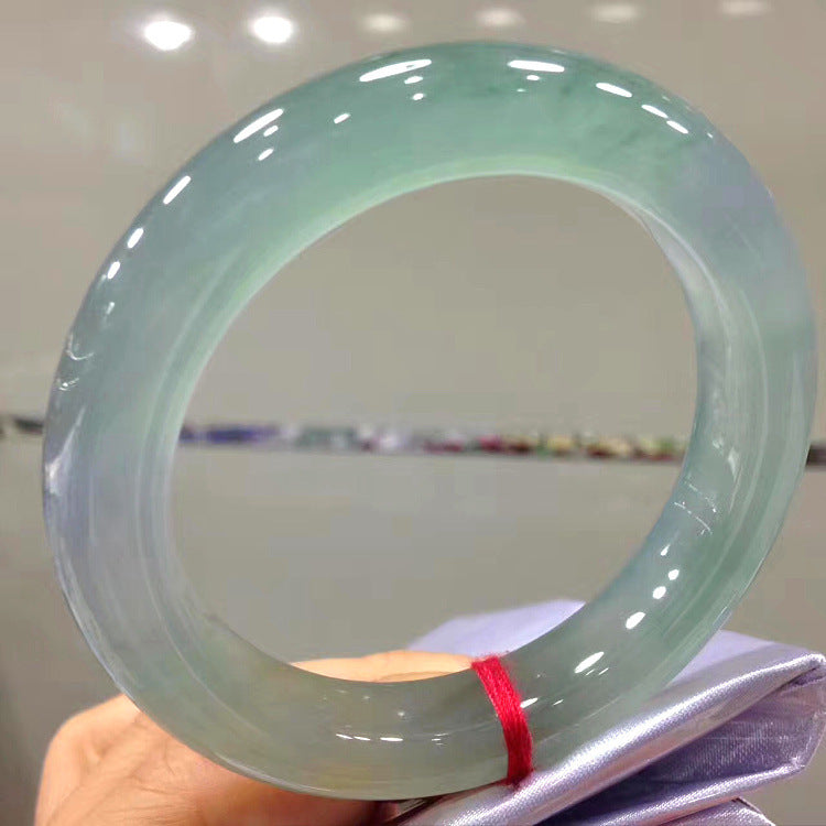 Women's Fashion Permeable Round Bar Jade Bracelets