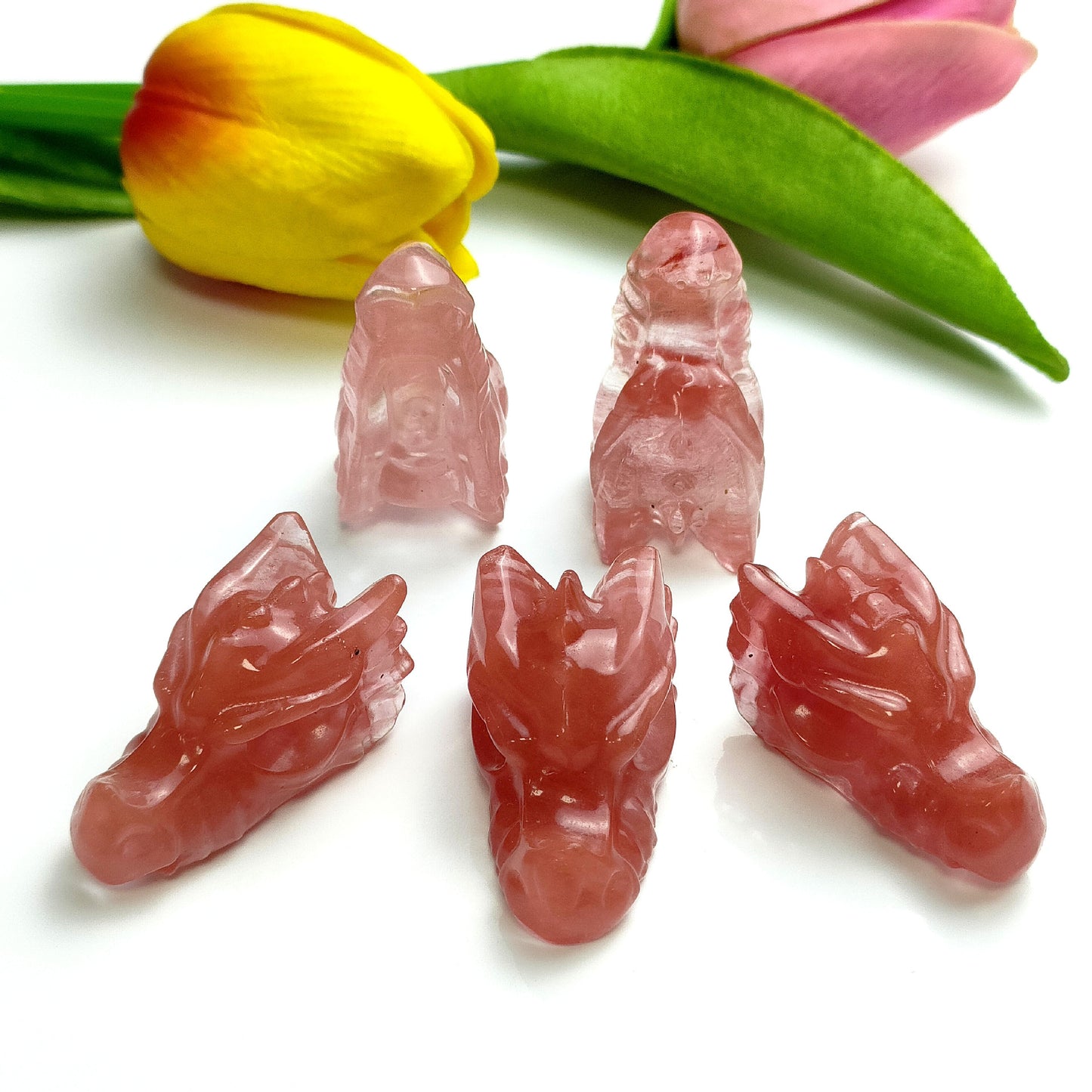 Natural Carved Crystal Jade Ornaments