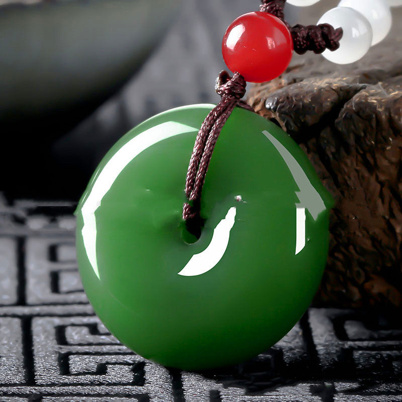 Peace Buckle Jade Pendant Couple Pendant
