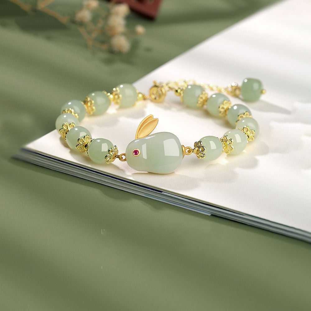 Jade Hare Bracelet Girls Niche