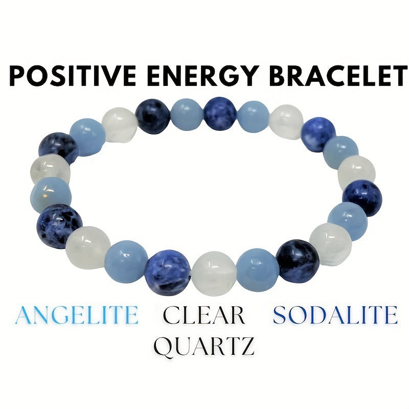 Women's Fashion Blue Beaded Bracelet