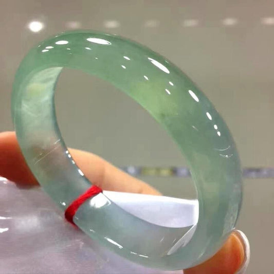 Oil Green Light Green Moisturizing Ice Transparent Jade Bracelet