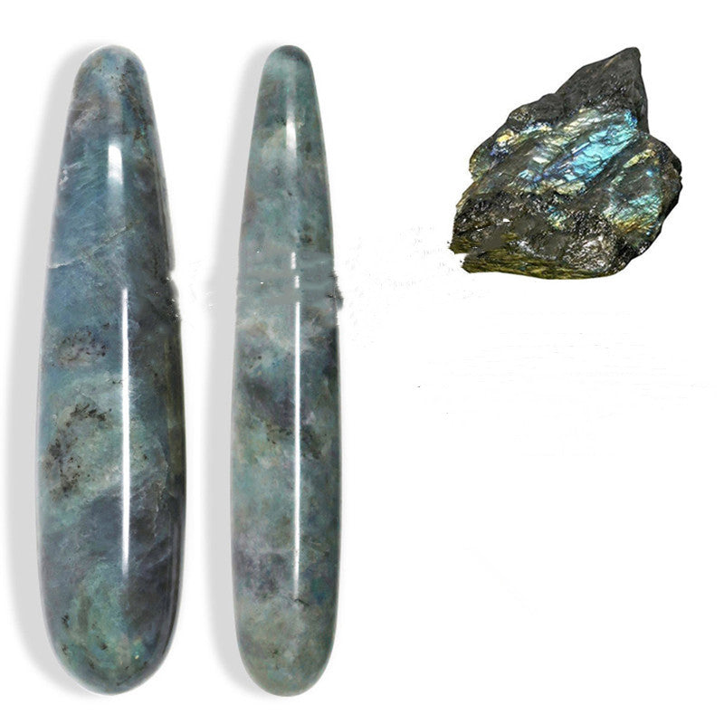 Natural Labradorite Jade  Pussy Wand Crystal