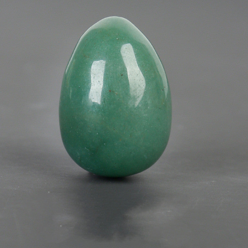 Natural Crystal Jade Egg Rough Stone Office Ornaments