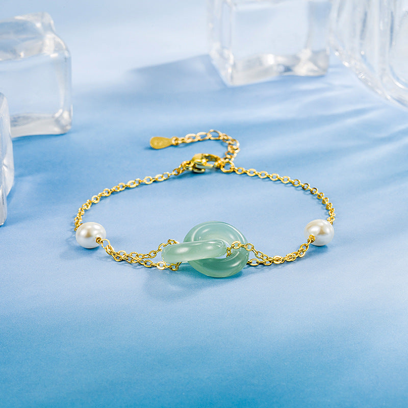Women's Fashion Personality Hetian Jade Bracelet