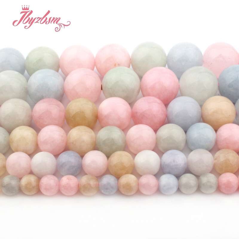Beads Beryls Morgan Colorful Jades Smooth Stone