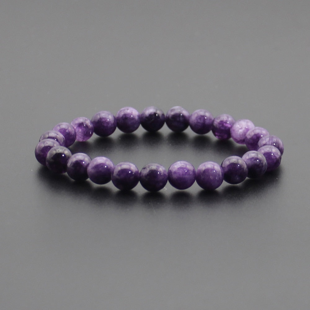 Natural Stone Quartz Bracelet Yoga Chakra Healing