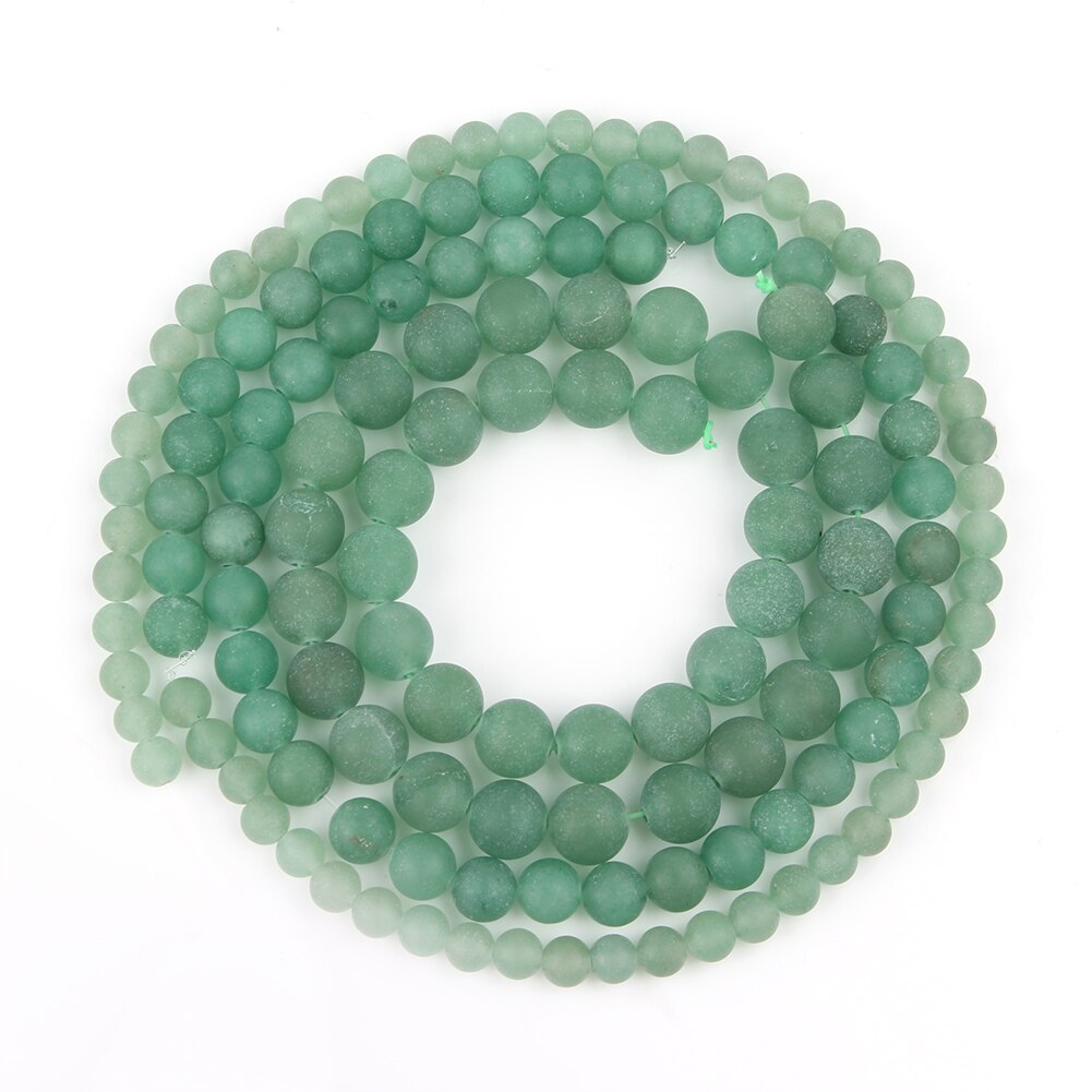 Natural Green Aventurine Jades Round Loose Stone