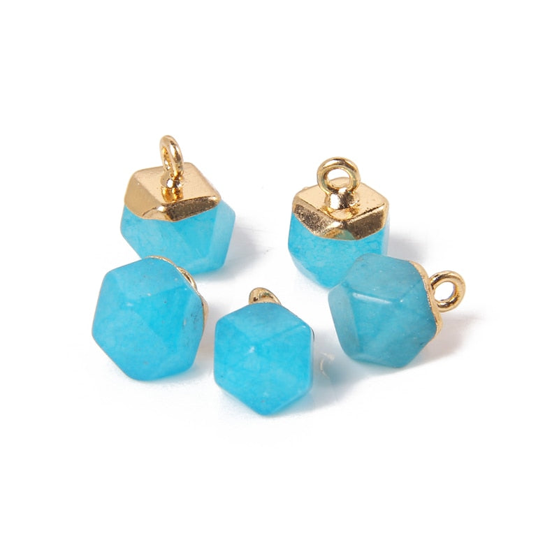 Stone Crystal Pendant For Earrings Necklace Charm