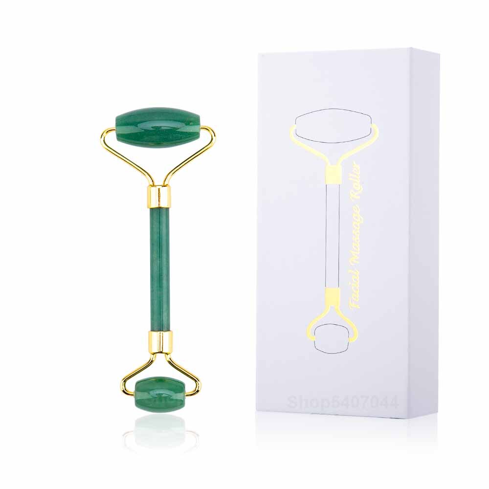 Face Rose Quartz Jade Roller Beauty Health Skin Scraping