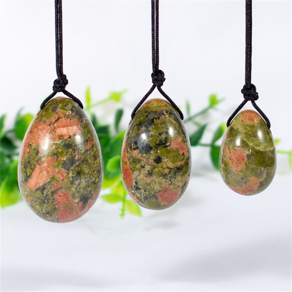 Natural Pink Rose Quartz Yoni Jade Eggs Healing Crystal