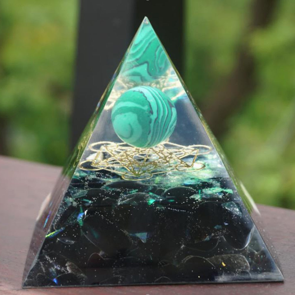 Orgonite Pyramid Crystals Natural Stone Orgone