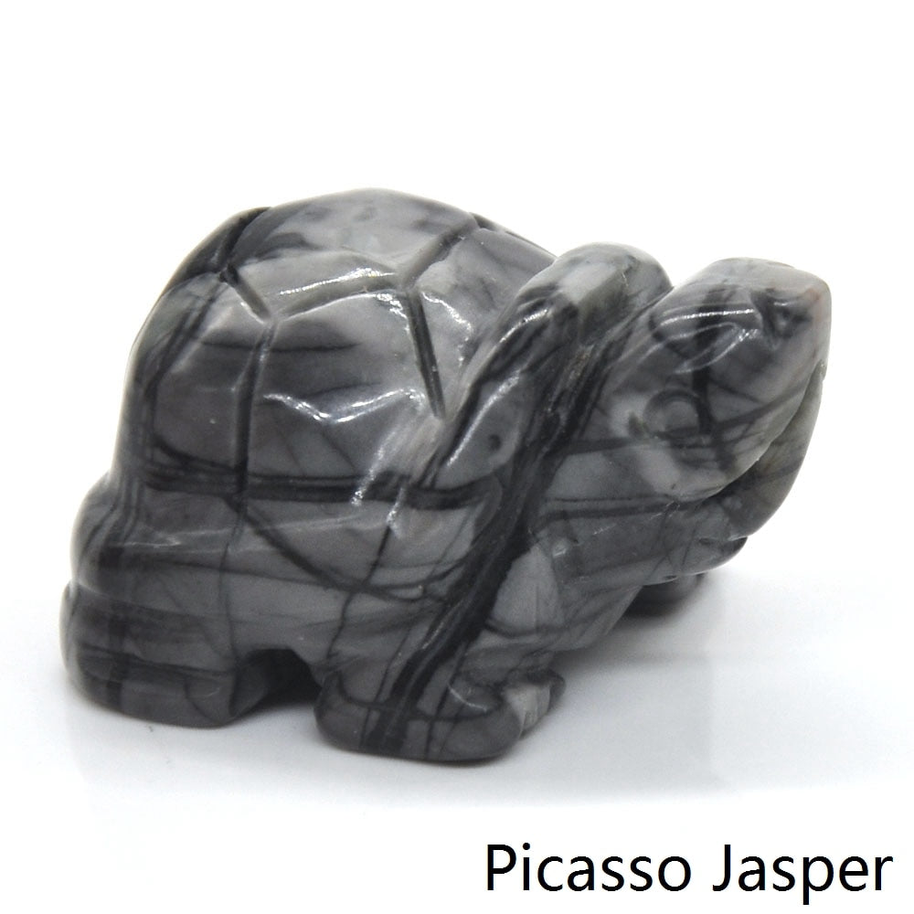 Turtle Tortoise Statue Natural Healing Crystal