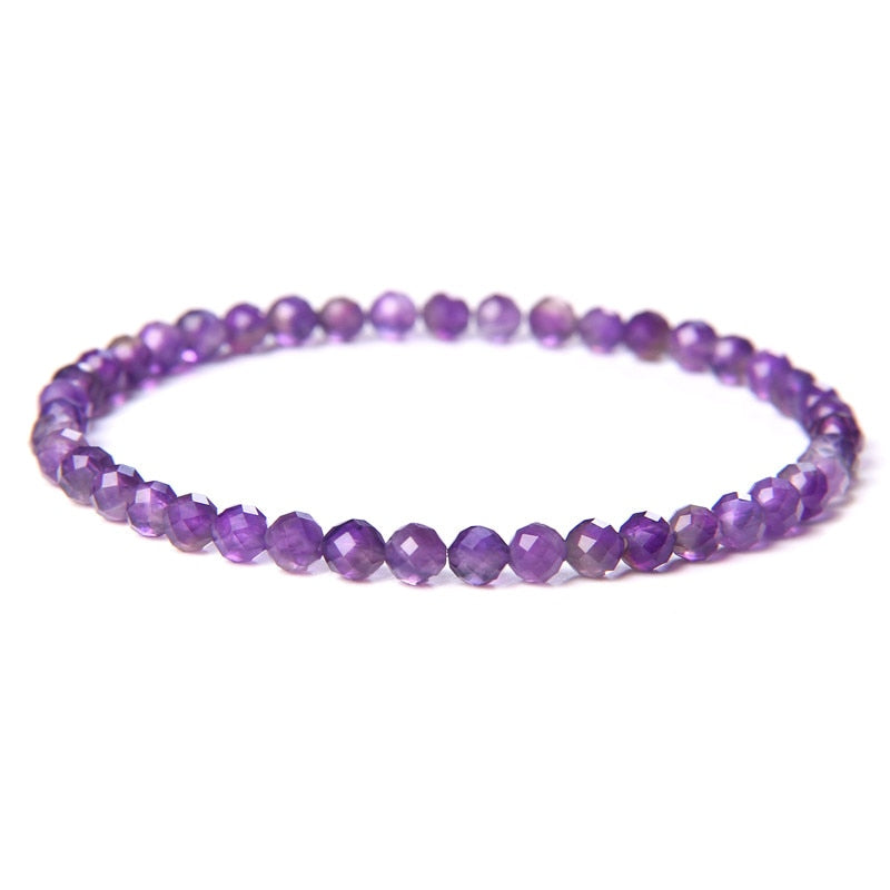 Minimalist Healing Tiny crystal stone Beads Bracelets