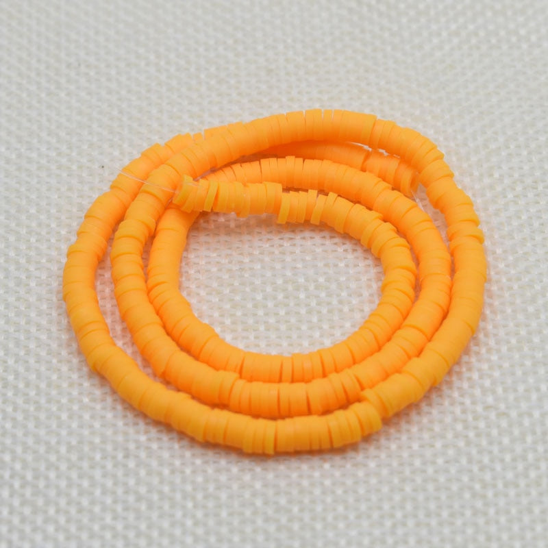 Flat Round Handmade Round Polymer Clay Chip