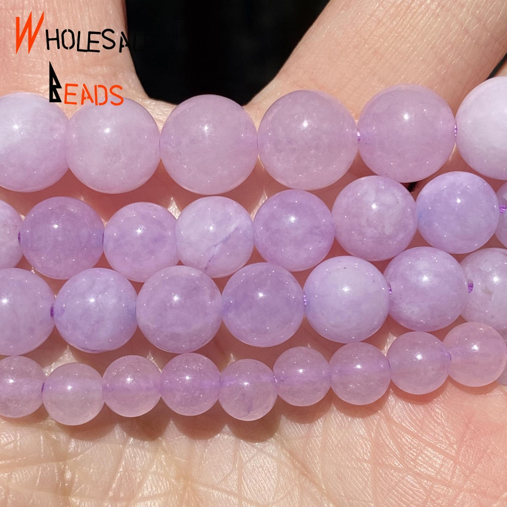 Natural Stone Aquamarines Chalcedony Jades Pink