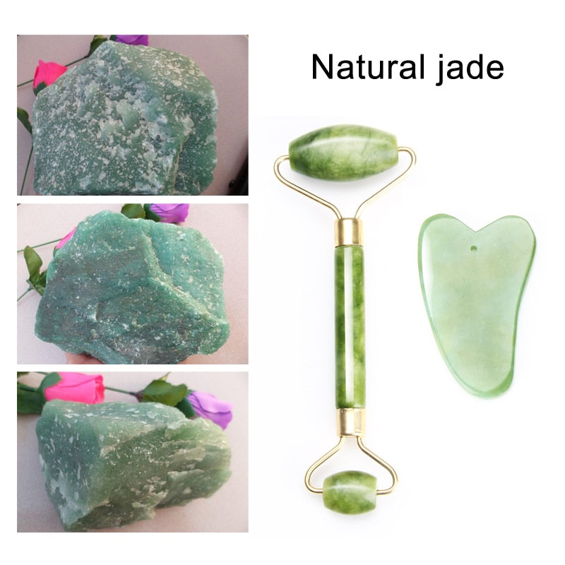 Darsonval Natural Facial Beauty Massage Tool Jade
