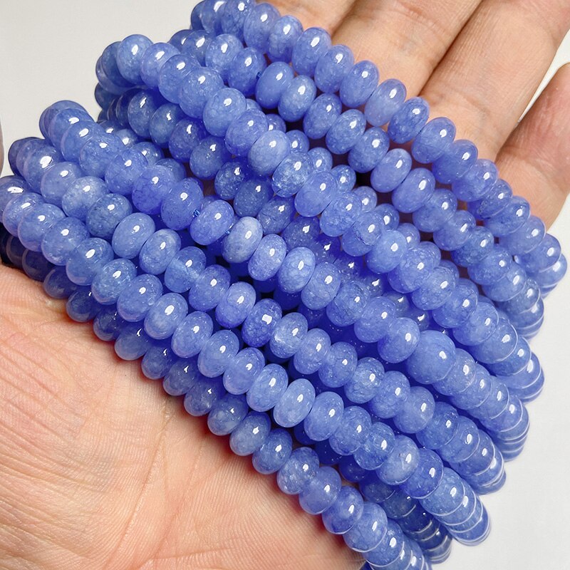 Angelite Jades Chakra Beads Natural Loose Spacer
