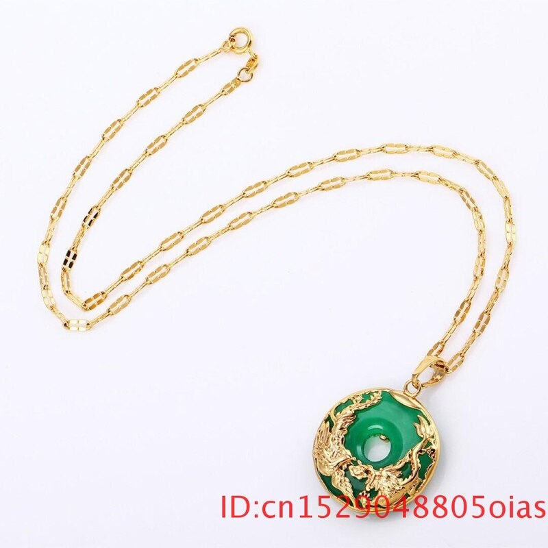 Natural Green Hetian Jade Pendant