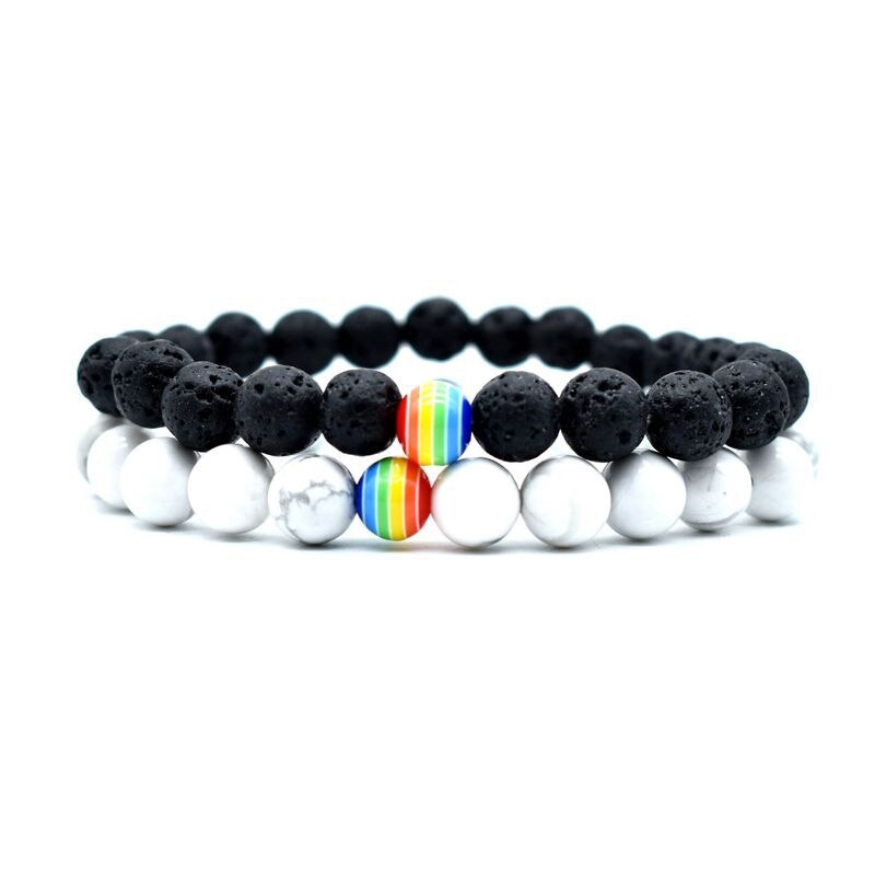Men Bracelet for Men Women Natural Stone Beaded