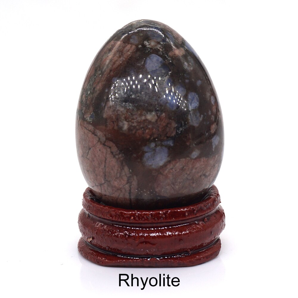 Egg Shaped Stone Natural Healing Crystal Kegel
