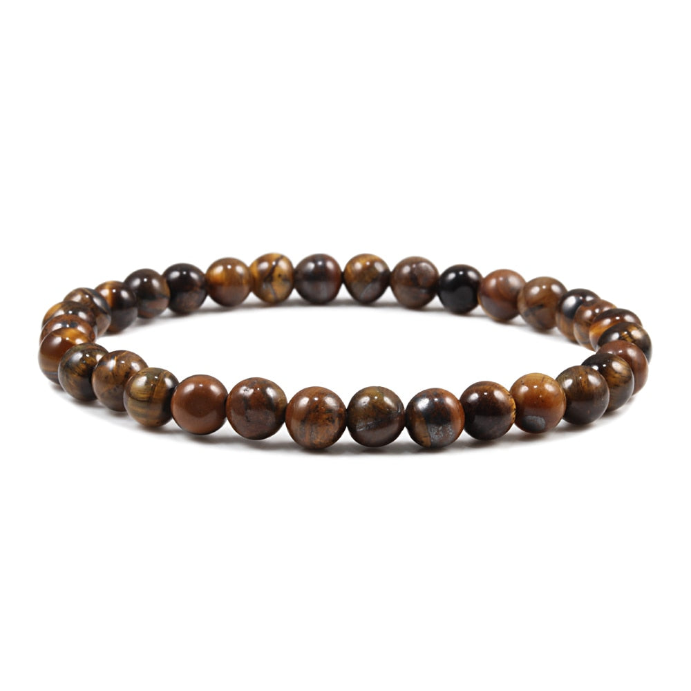 Natural Stone Beads Tiger Eye Bracelet