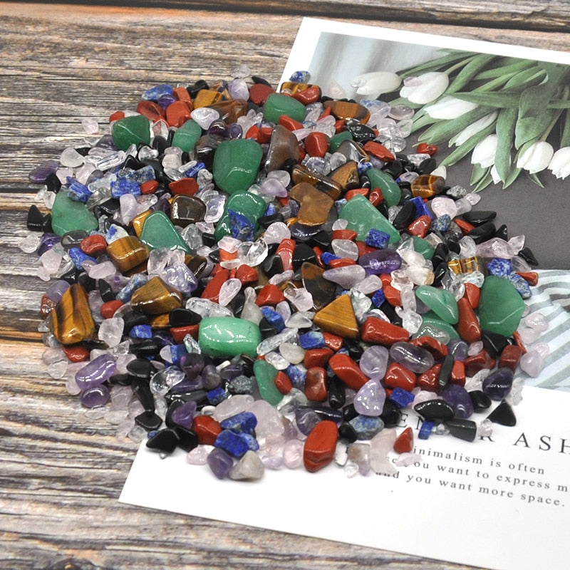 Natural Color Agate Stones And Crystals Gravel