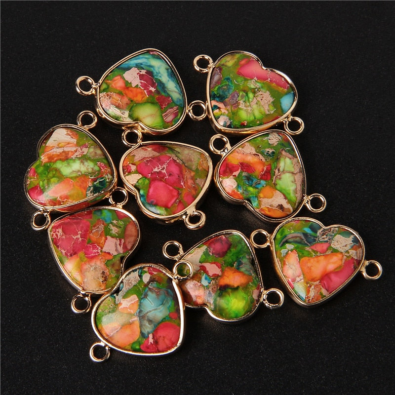 New Arrival Natural Stone Crystal Pendant Charm