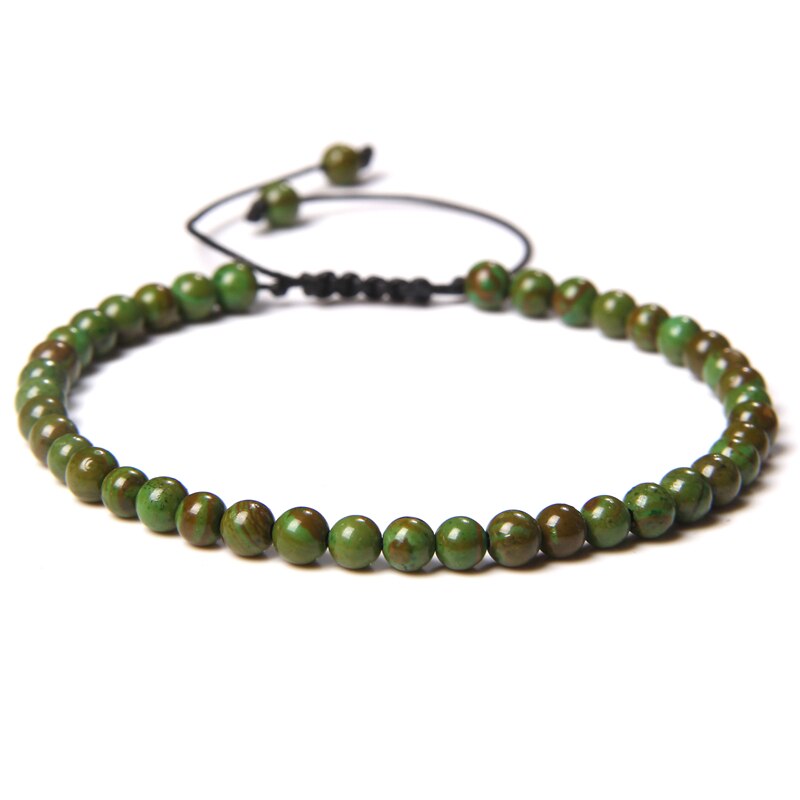 Vintage Natural Stone Bracelet Men Chakras Beads