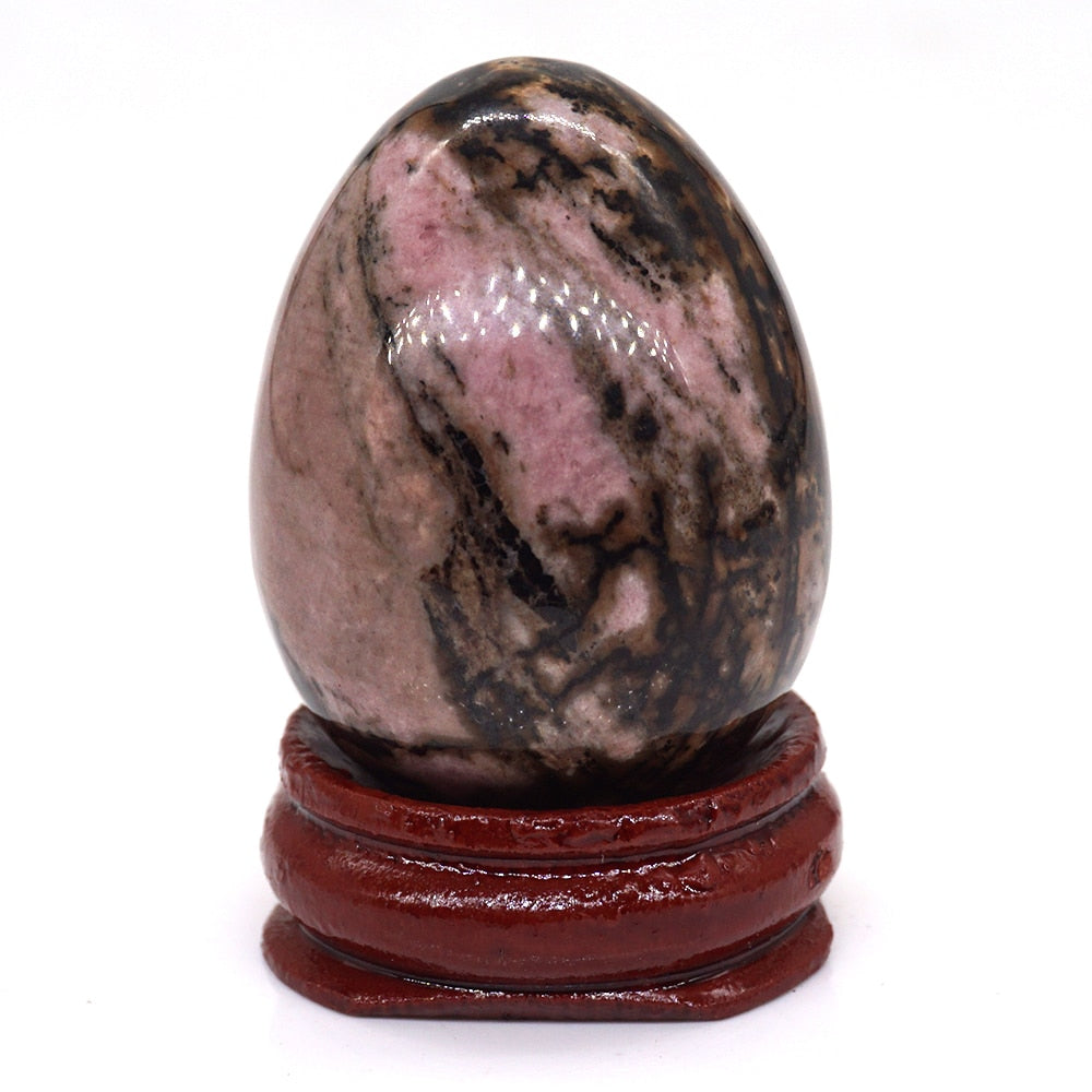 Egg Shaped Stone Natural Healing Crystal Kegel