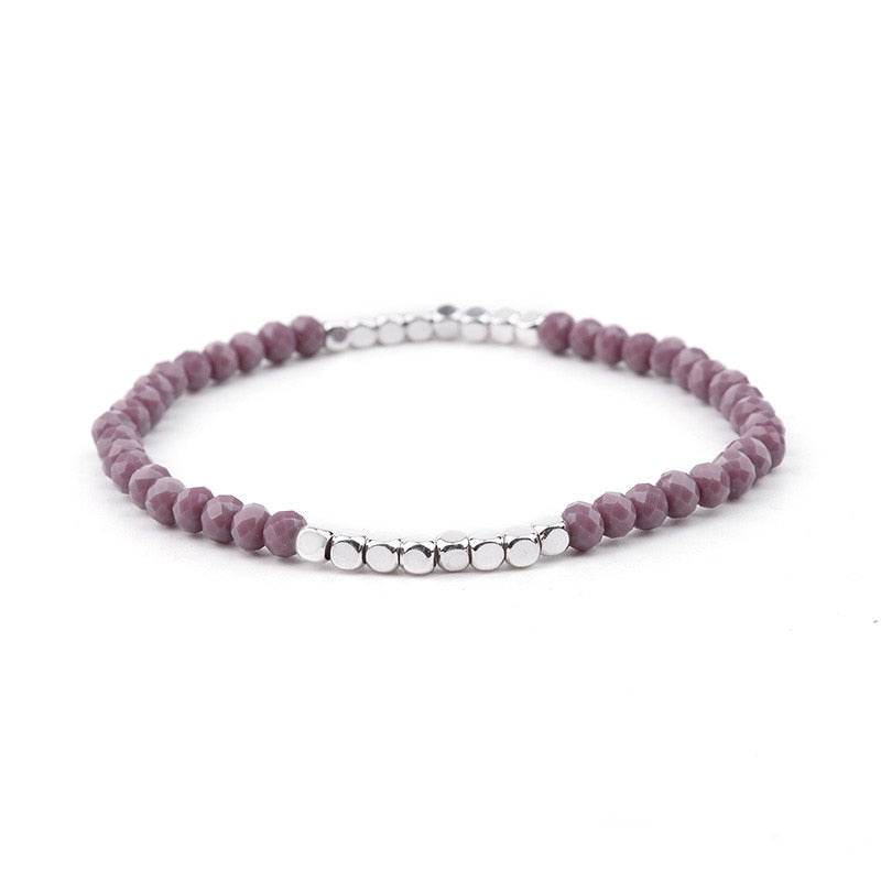 Natural Crystal Bracelets Delicate Beaded