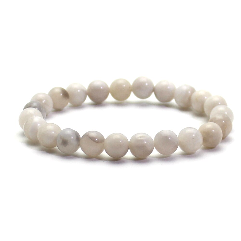 Women Men Natural Stone Quartz Bracelets Tiger Eye