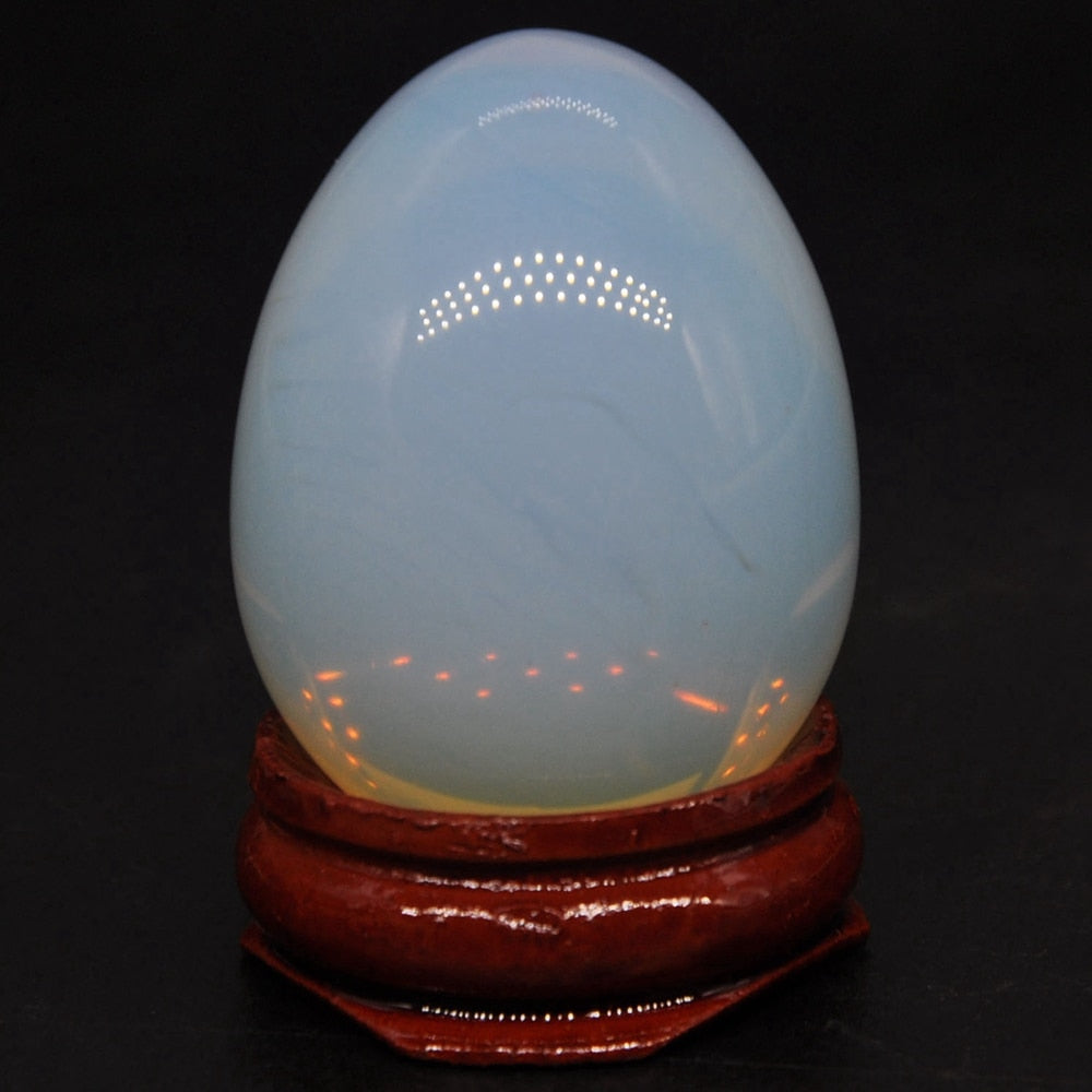 Egg Shaped Stone Natural Healing Crystal Kegel