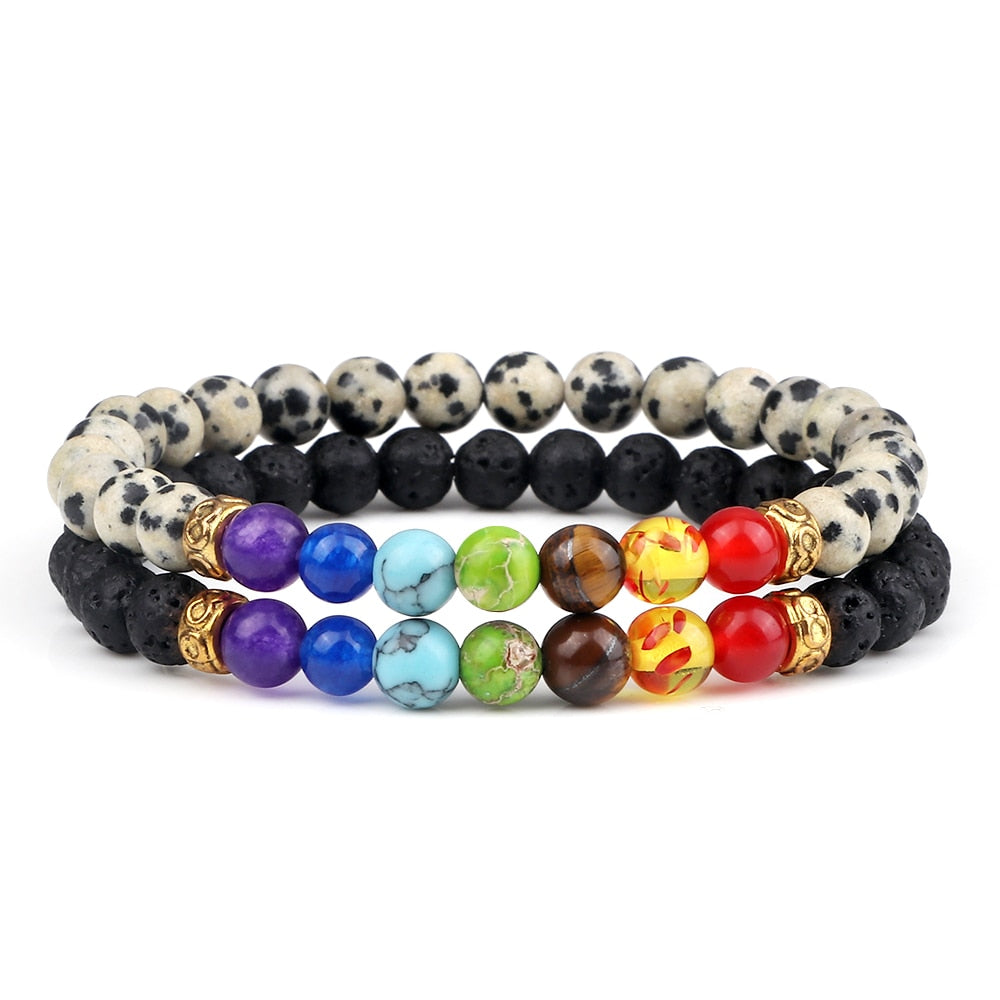 Balance Buddha Reiki Prayer Tiger Eyes Black Beads