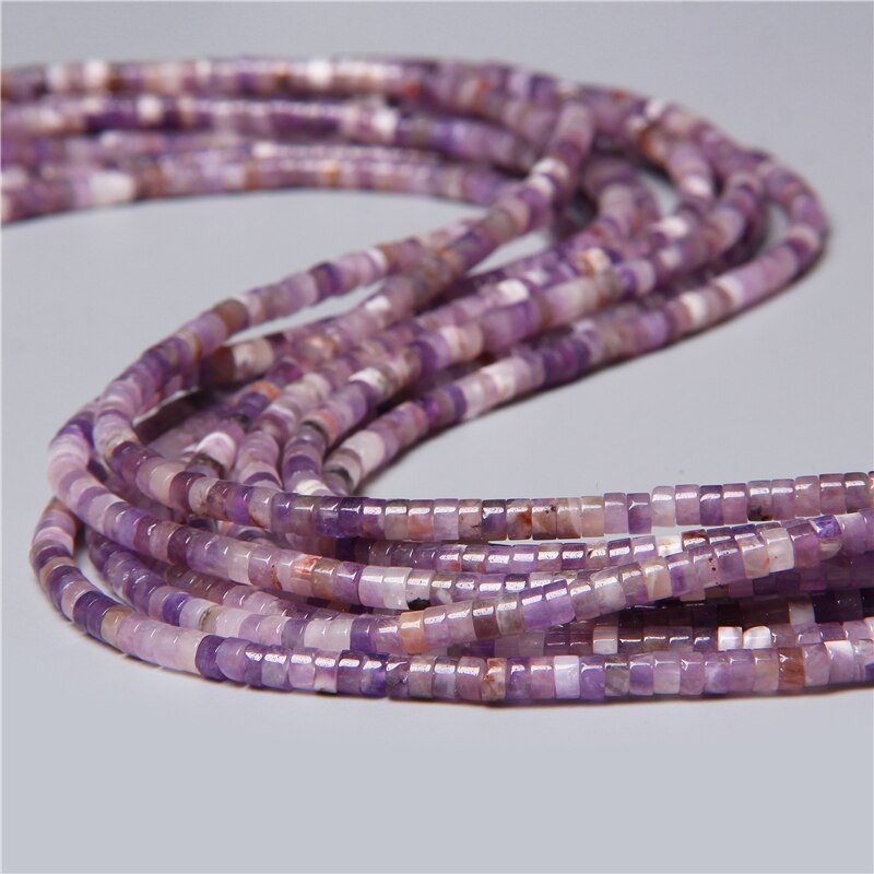 Natural Rondelle Stone Beads Flat Round Jaspers