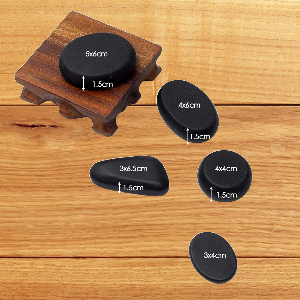 Hot Stone Massage Set spa massaging stones massager